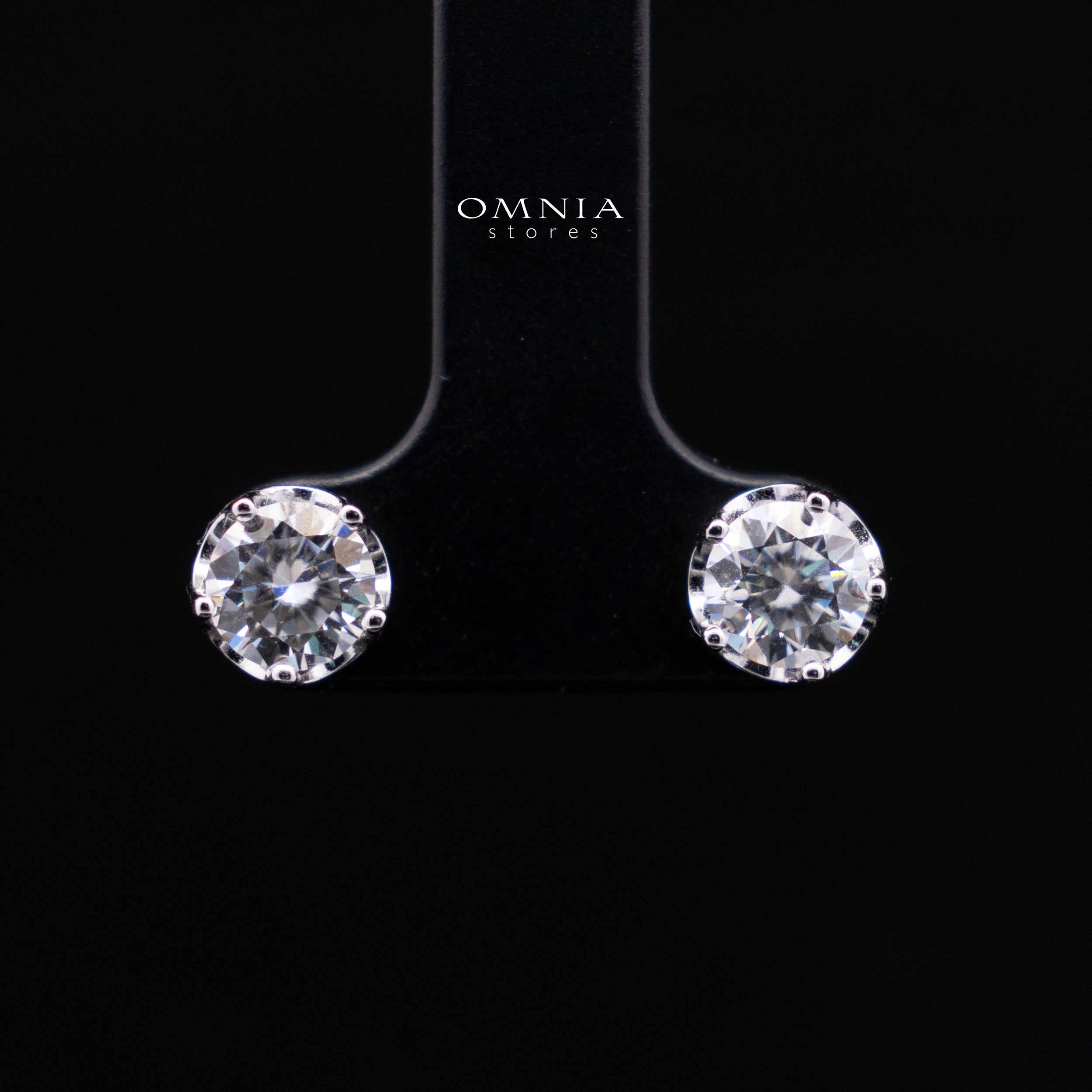Destinee White Moissanite Necklace and Earring Set in 925 Sterling Silver – Classic Solitaire Design - Image 3