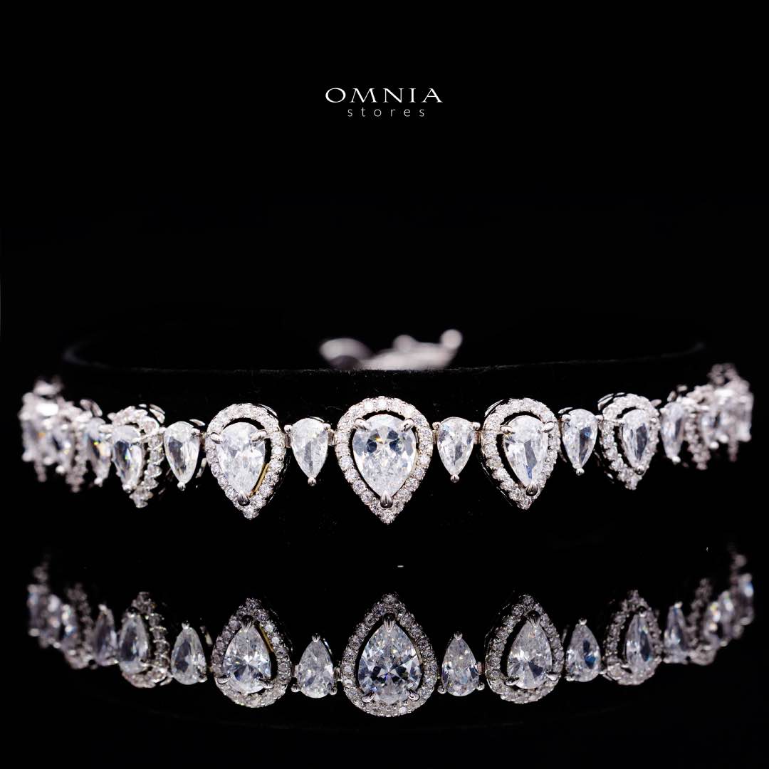 Sundus White Bridal Full Set – Premium Rhodium Plated with High-Quality Zircon Stones - Image 3