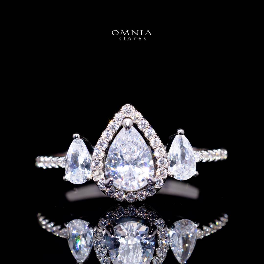Sundus White Bridal Full Set – Premium Rhodium Plated with High-Quality Zircon Stones - Image 4