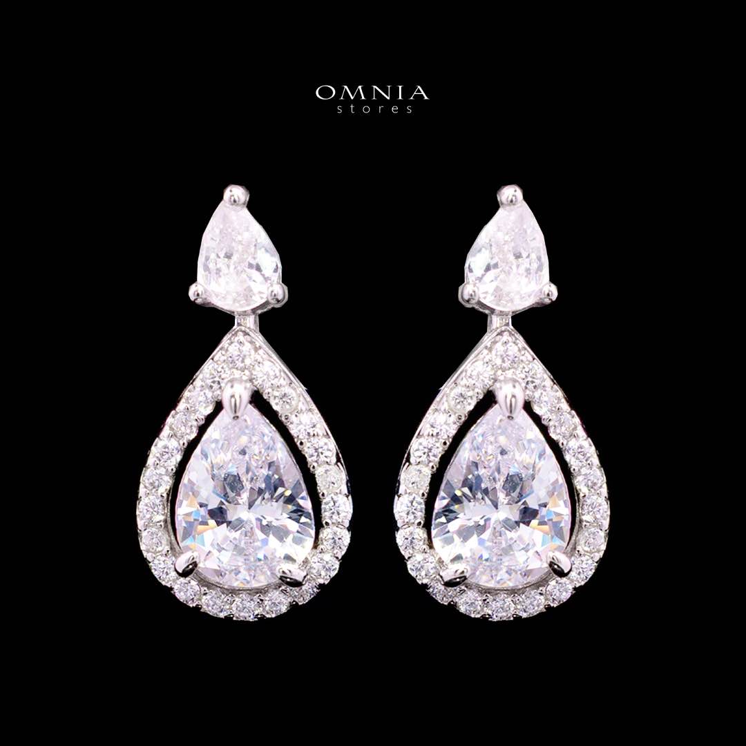 Sundus White Bridal Full Set – Premium Rhodium Plated with High-Quality Zircon Stones - Image 5
