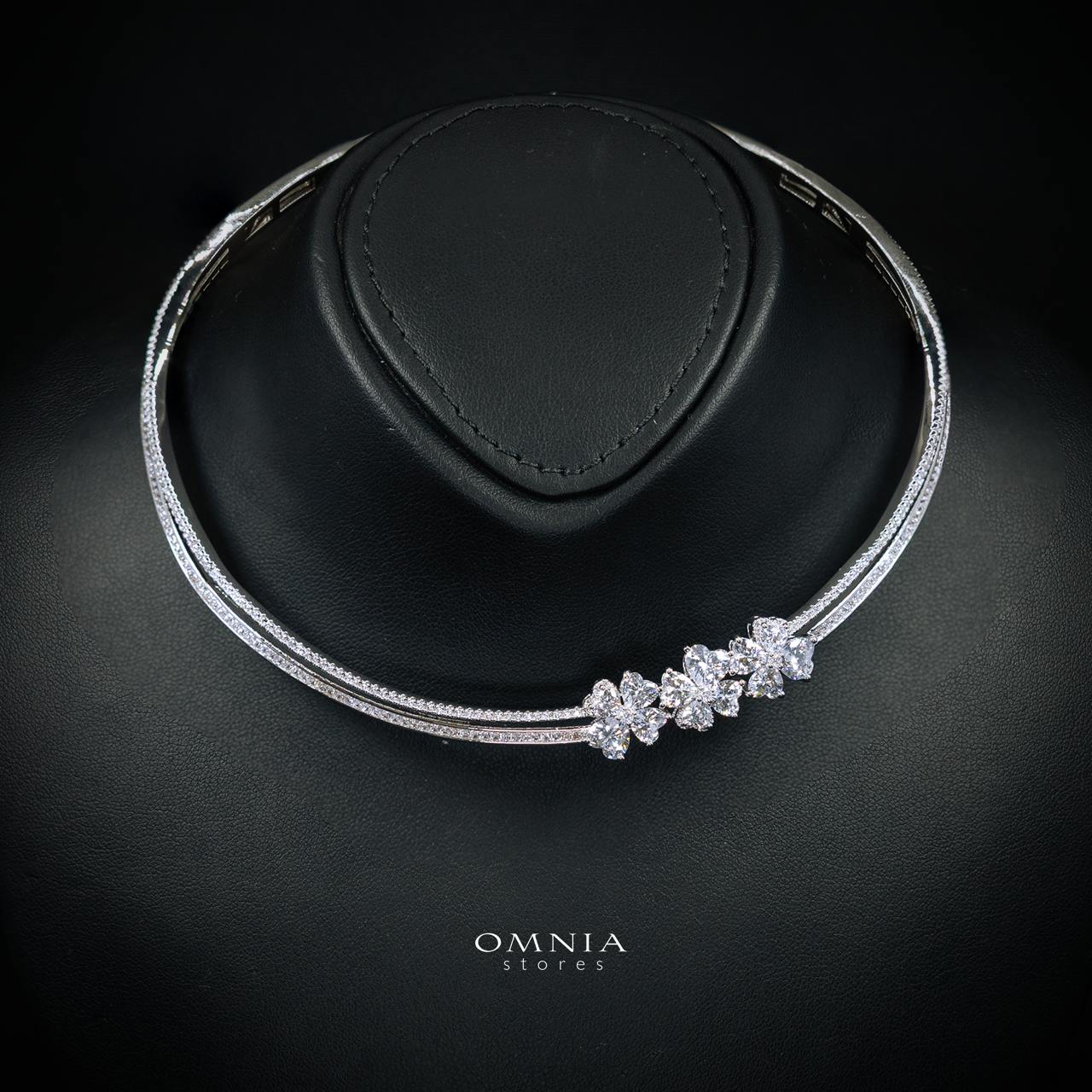 Jocelyn White Bridal Full Set – Premium Rhodium Plated with High-Quality Zircon Stones - Image 2