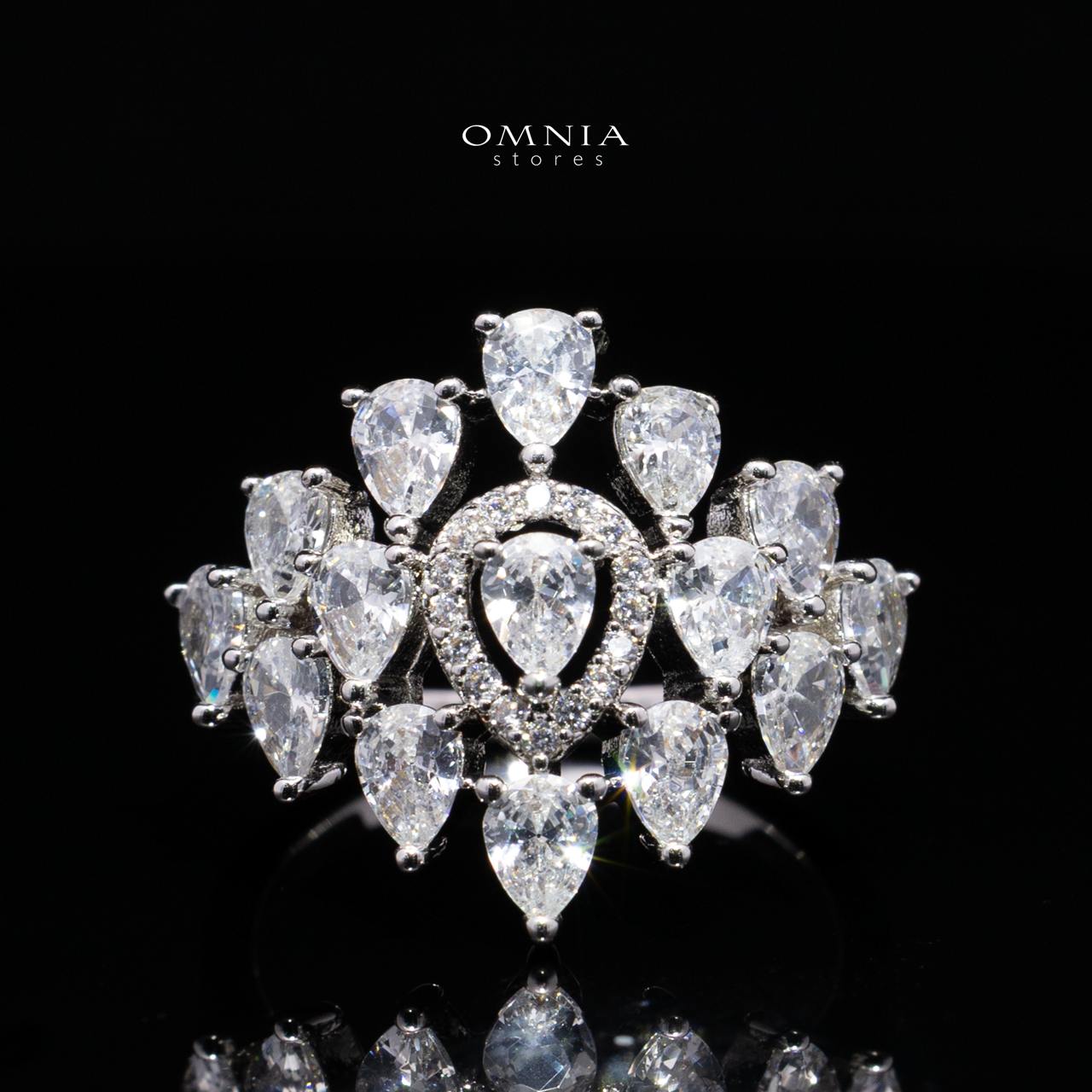 Alexa White Bridal Full Set – Premium Rhodium Plated with High-Quality Zircon Stones (16cm Bracelet and Size 7 ring, Only available in KSA) - Image 6