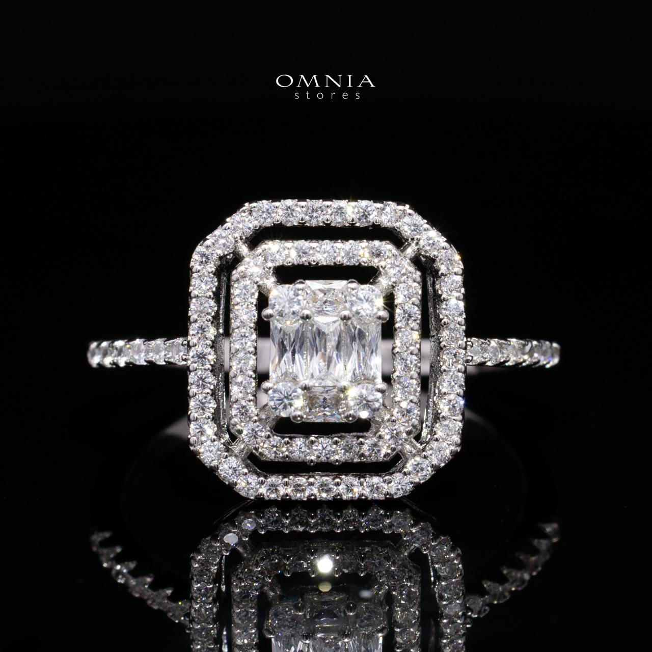 Marcella White Bridal Jewelry Set Premium Rhodium-Plated High-Quality Zircon Stones - Image 5