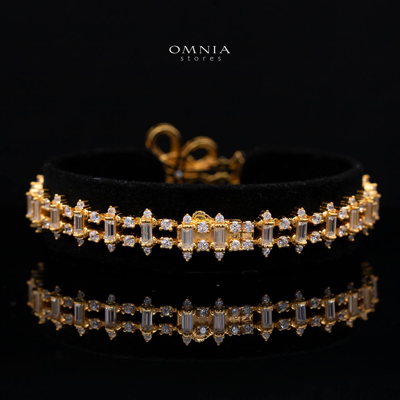 Lunessa Flower Bracelet with Premium Simulated Diamonds and Certificate in 925 Sterling Silver - Image 2