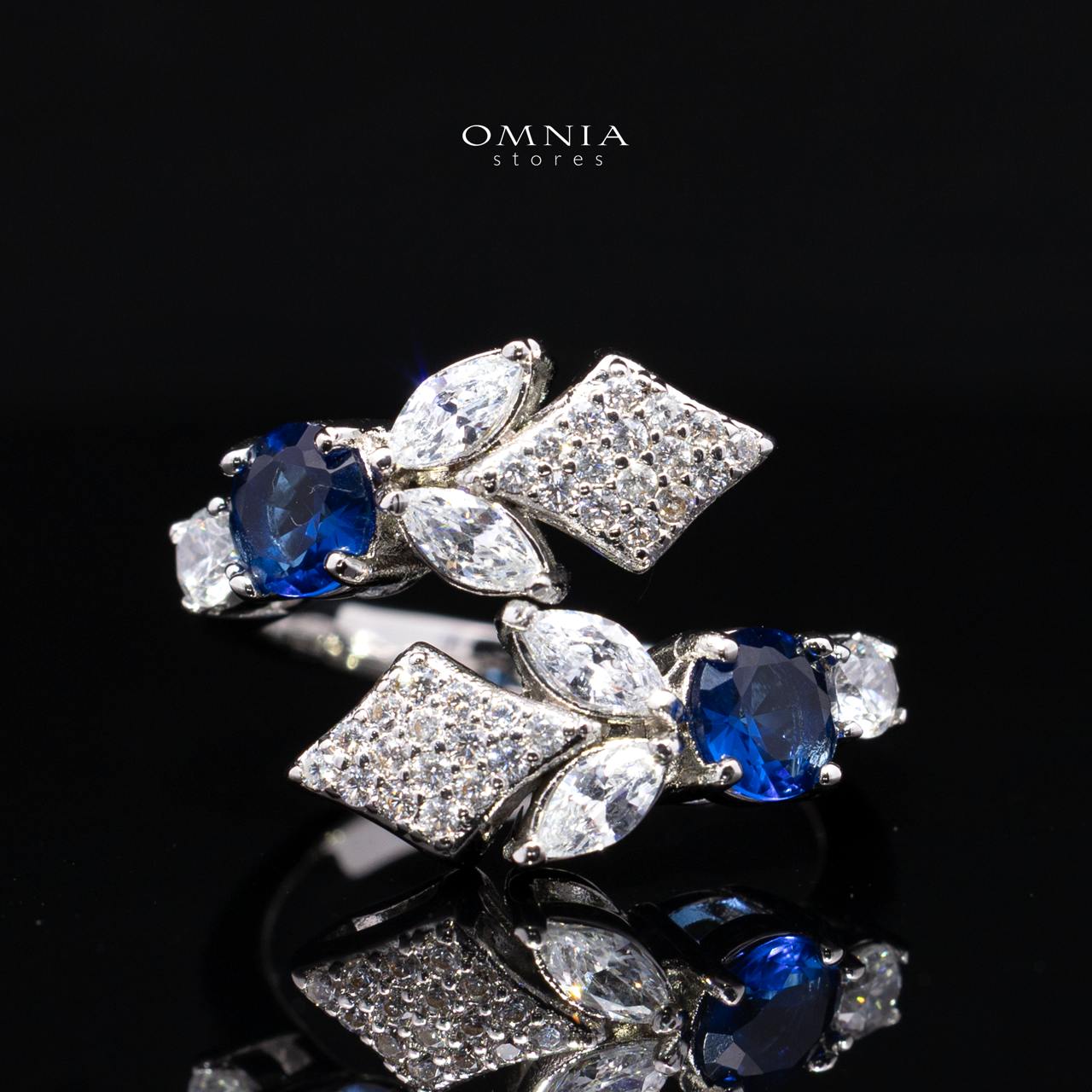 Vionna Multicolor Luxury Bridal Full Set with High-Quality Simulated Diamonds and Rhodium Plating - Image 5