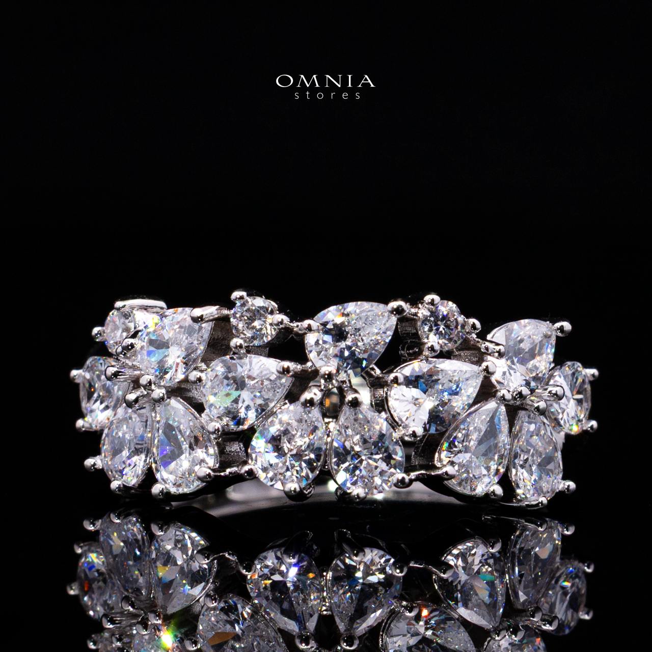 Safira White Luxury Bridal Full Jewelry Set with High-Quality Premium Simulated Diamonds - Image 4