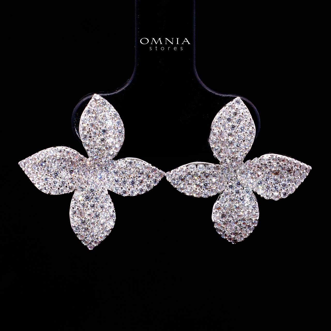 Brienne Luxury Bridal Full Set with High-Quality Premium Simulated Diamonds and Premium Rhodium Plating - Image 4
