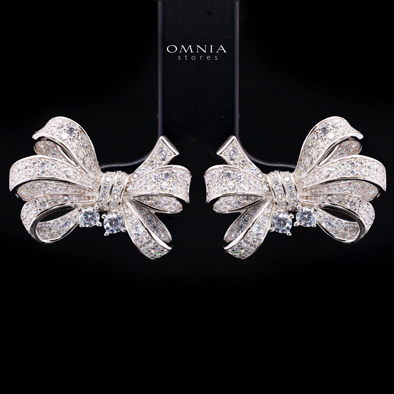 Melina Fresh Water Pearl Ribbon Necklace and Earring Set with High-Quality Simulated Diamonds in 925 Silver - Image 3