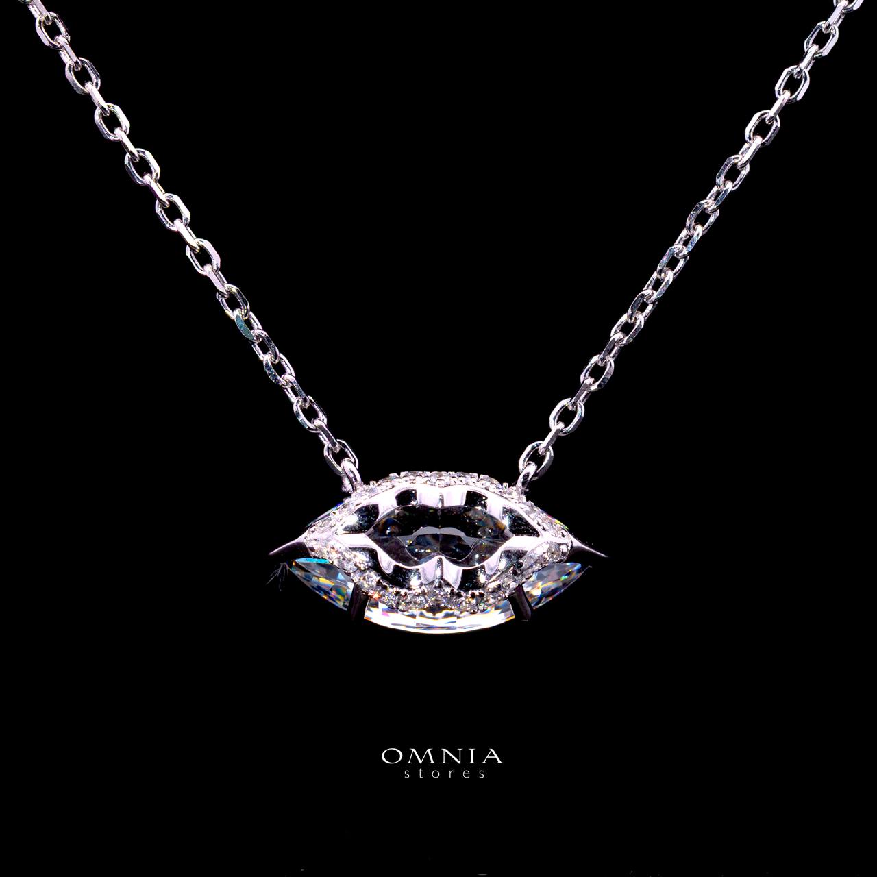 Carrie Necklace with Certificate, High-Quality Premium Simulated Diamonds in 925 Sterling Silver - Image 3