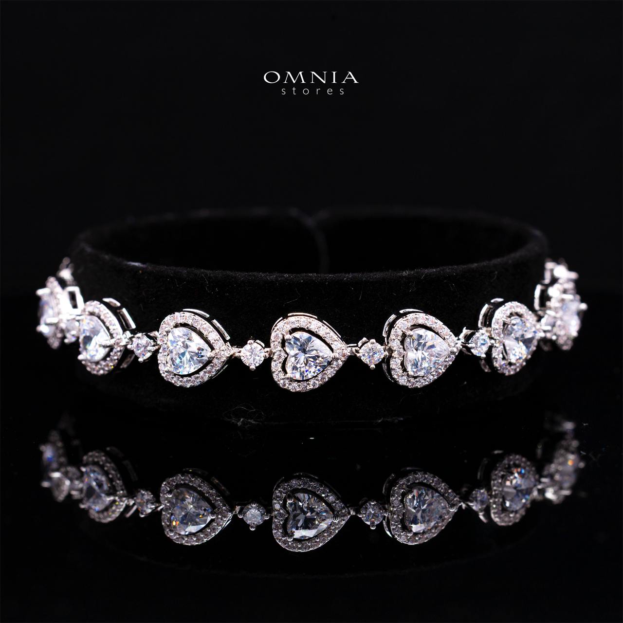 Talina White Luxury Bridal Full Jewelry Set with High-Quality Premium Simulated Diamonds-Rhodium-Plated - Image 4