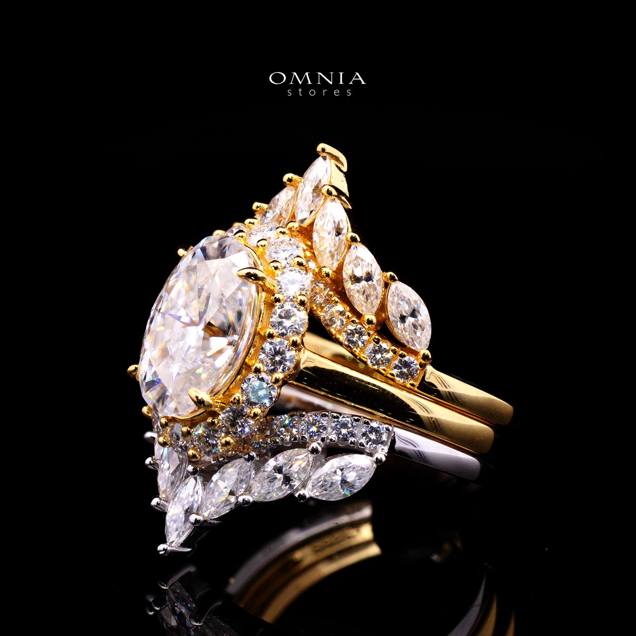 Vittoria Royal Moissanite Ring – 8x12mm Oval Lab-Grown White Moissanite 925 Sterling Silver - Image 4