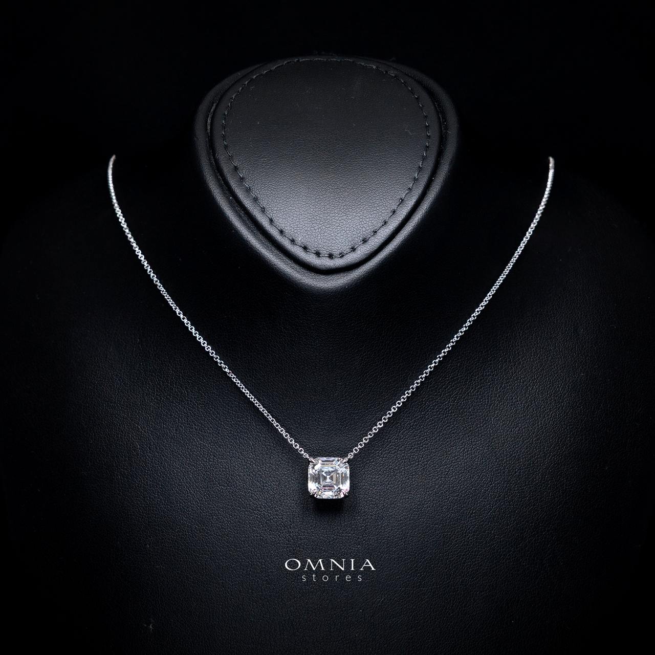 Eliza Necklace with Certificate, High-Quality Premium Simulated Diamonds in 925 Sterling Silver - Image 2