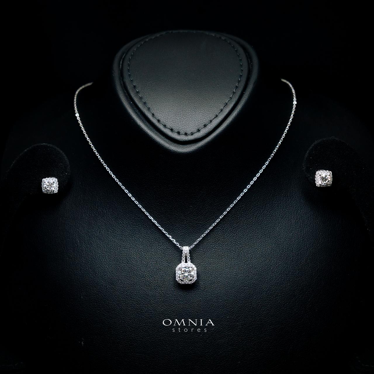 Evanna Emerald-Cut Moissanite Earring & Necklace Set 8x10mm (4CT) With GRA Certificate in 925 Sterling Silver - Image 2