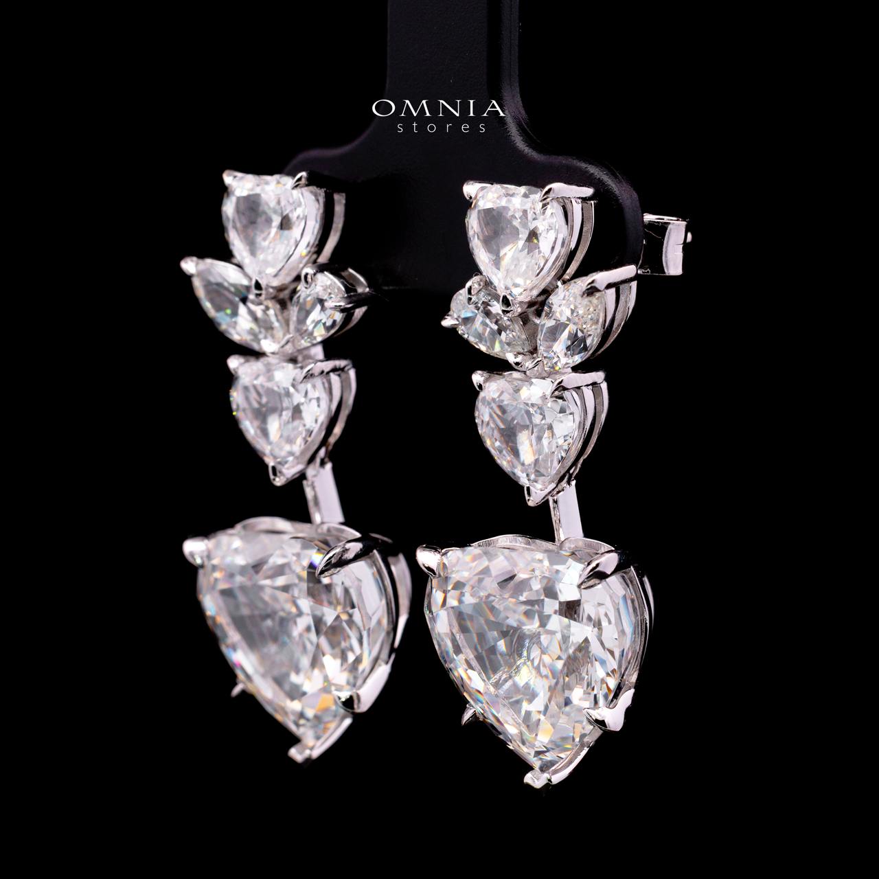 Alma Earring with Certificate, High-Quality Premium Simulated Diamonds in 925 Sterling Silver - Image 2