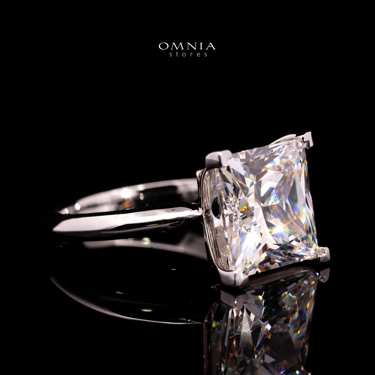Shania Ring with Certificate, High-Quality Premium Simulated Diamonds in 925 Sterling Silver - Image 3