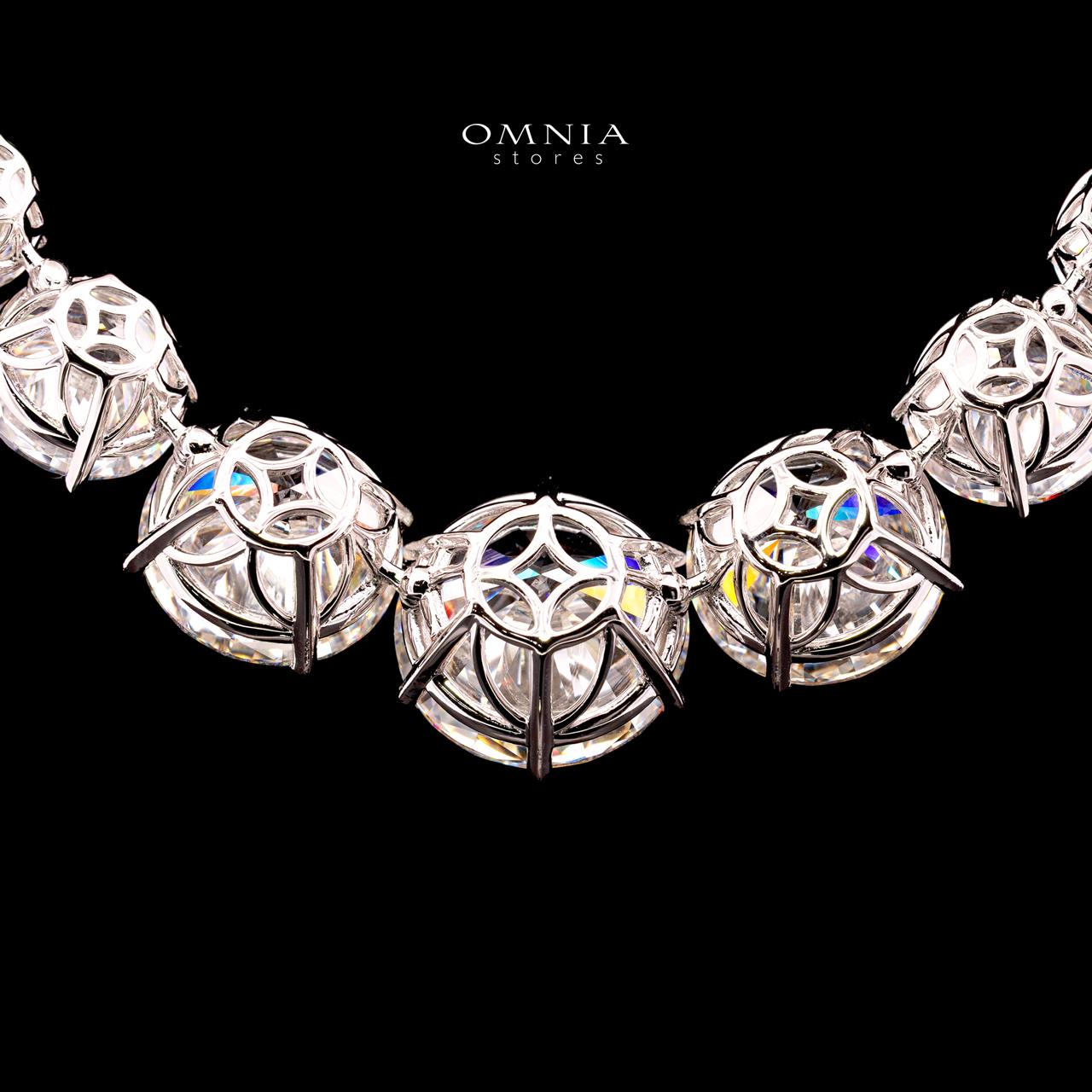 Mikayla Necklace with Certificate, High-Quality Premium Simulated Diamonds in 925 Sterling Silver - Image 3