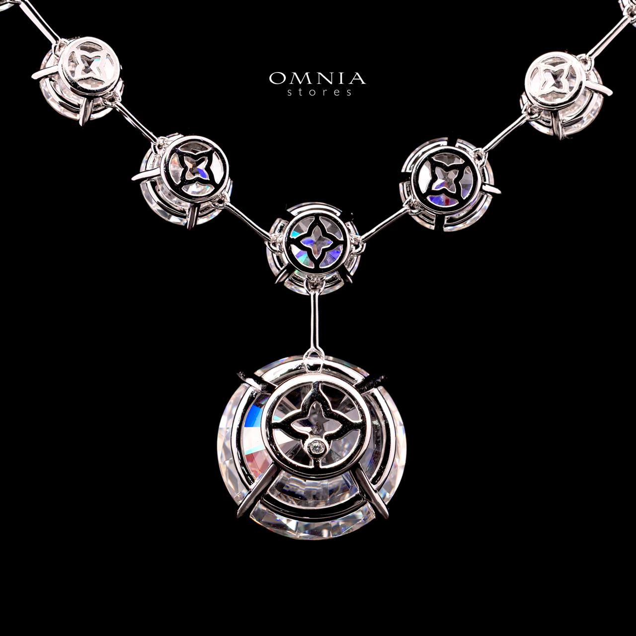Lina Necklace with Certificate, High-Quality Premium Simulated Diamonds in 925 Sterling Silver - Image 4