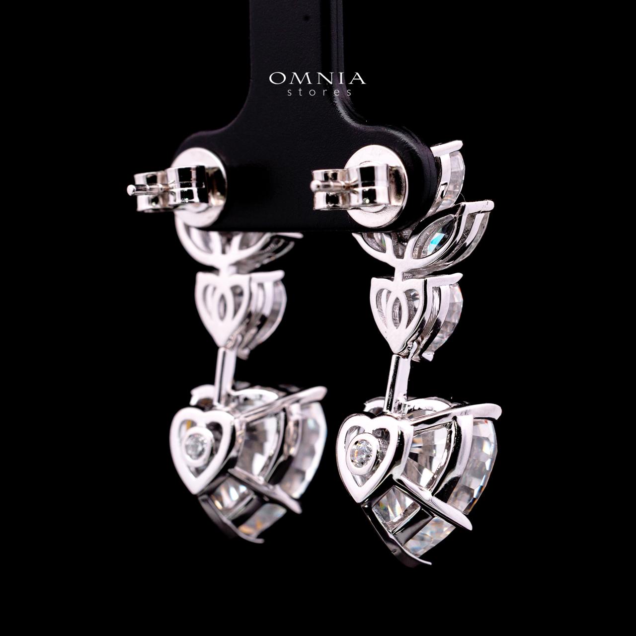Alma Earring with Certificate, High-Quality Premium Simulated Diamonds in 925 Sterling Silver - Image 3