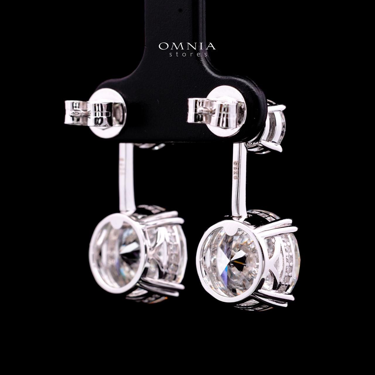 Tessa Earring with Certificate, High-Quality Premium Simulated Diamonds in 925 Sterling Silver - Image 3