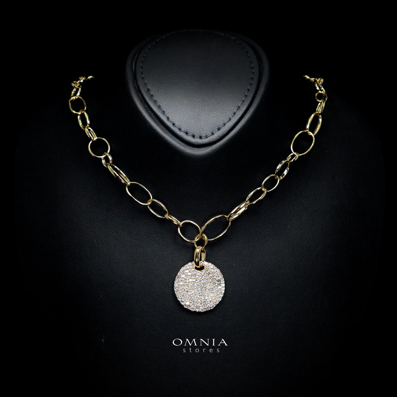 Raelynn Gold-Plated Necklace with Certified Premium Simulated Diamonds in 925 Sterling Silver - Image 2