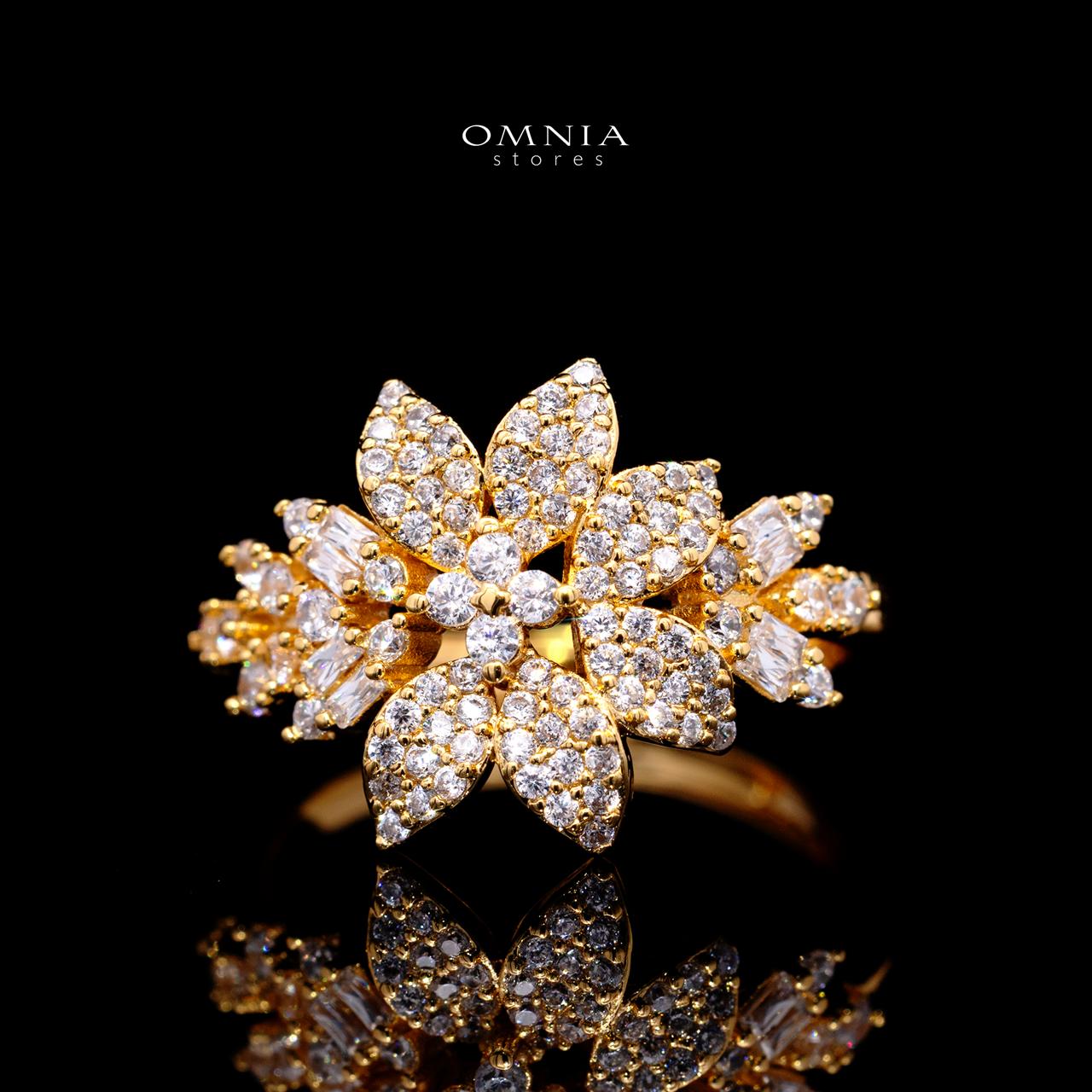 Farrah Gold Luxury Bridal Full Set with High-Quality Simulated Diamonds – Rhodium Plated - Image 5