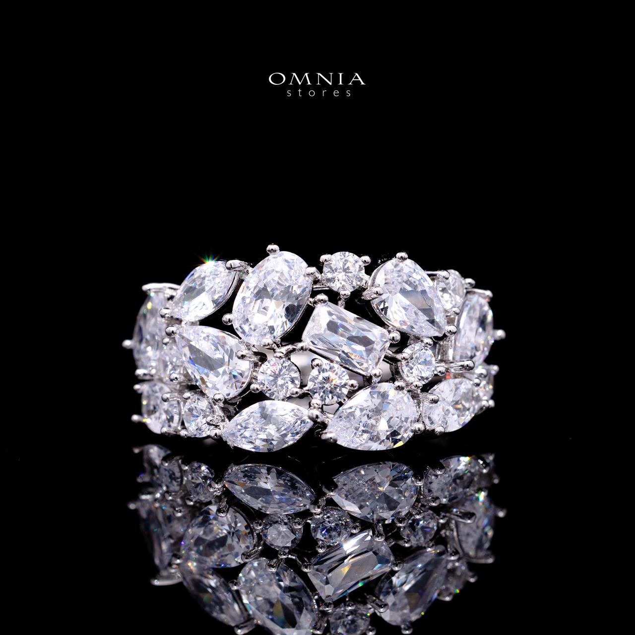 Maya White Luxury Bridal Full Set with High-Quality Simulated Diamonds – Rhodium Plated - Image 5