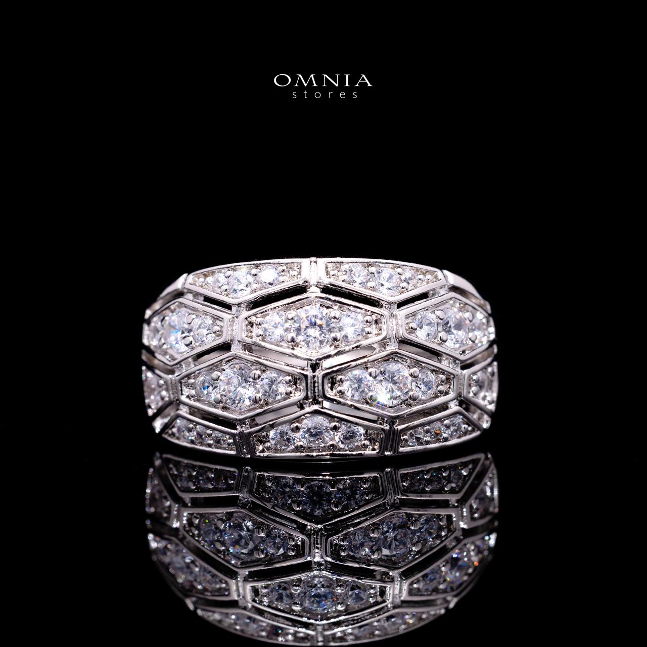 Coleen Luxury Bridal Full Set with High-Quality Simulated Diamonds – Rhodium Plated - Image 5