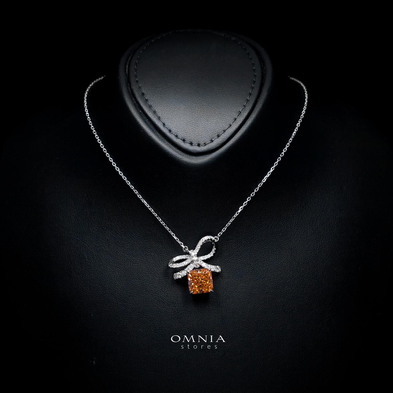 Naya Necklace with Certified Premium Simulated Diamonds in 925 Sterling Silver - Image 2