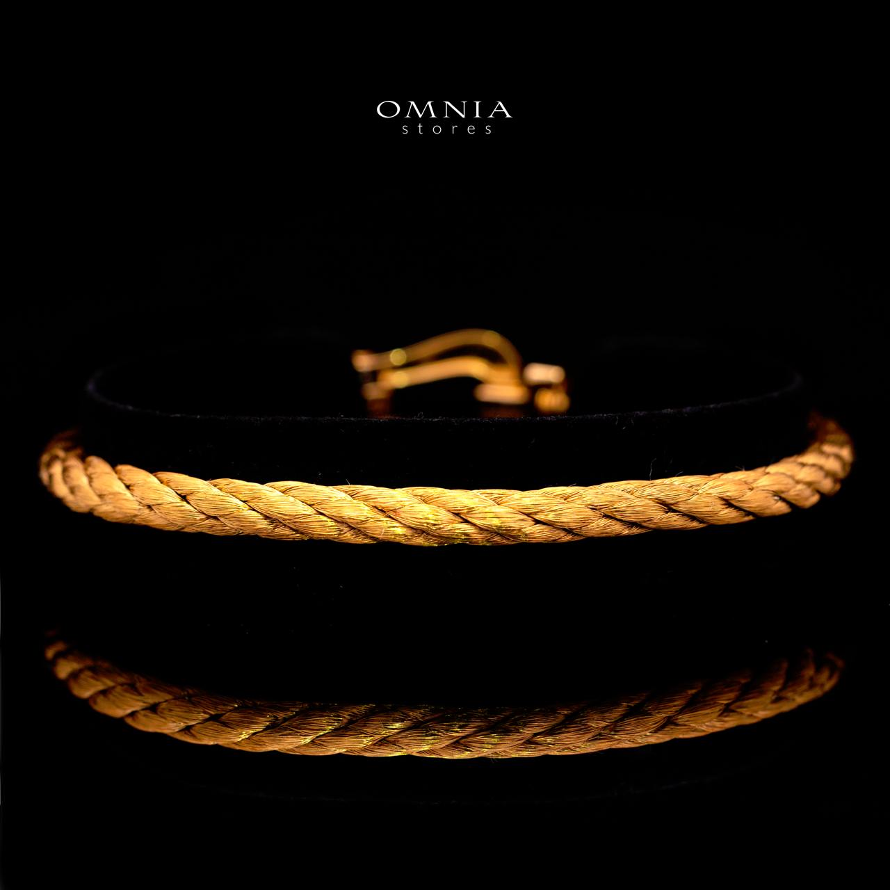 Ayeisa Woven Gold-Plated Bracelet with Certified High-Quality Premium Simulated Diamonds in 925 Sterling Silver - Image 2