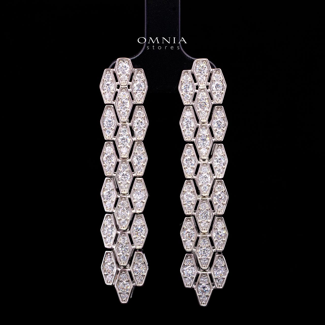 Coleen Luxury Bridal Full Set with High-Quality Simulated Diamonds – Rhodium Plated - Image 4