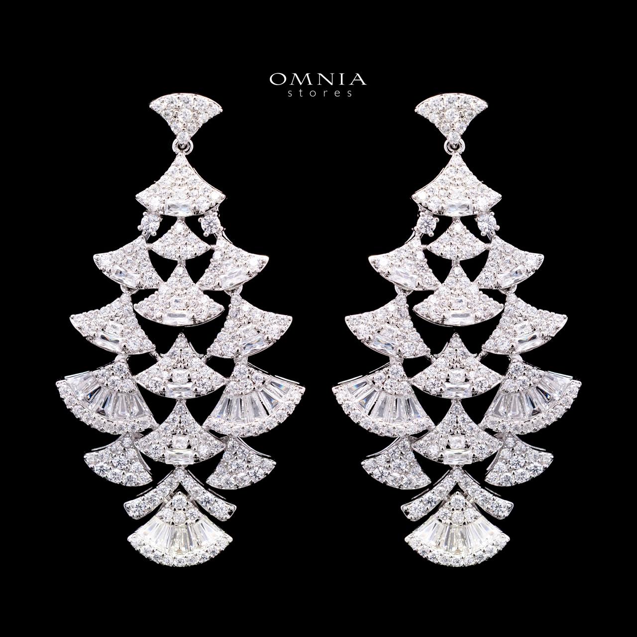 Jemila Luxury Bridal Full Set with High-Quality Simulated Diamonds – Rhodium Plated - Image 4