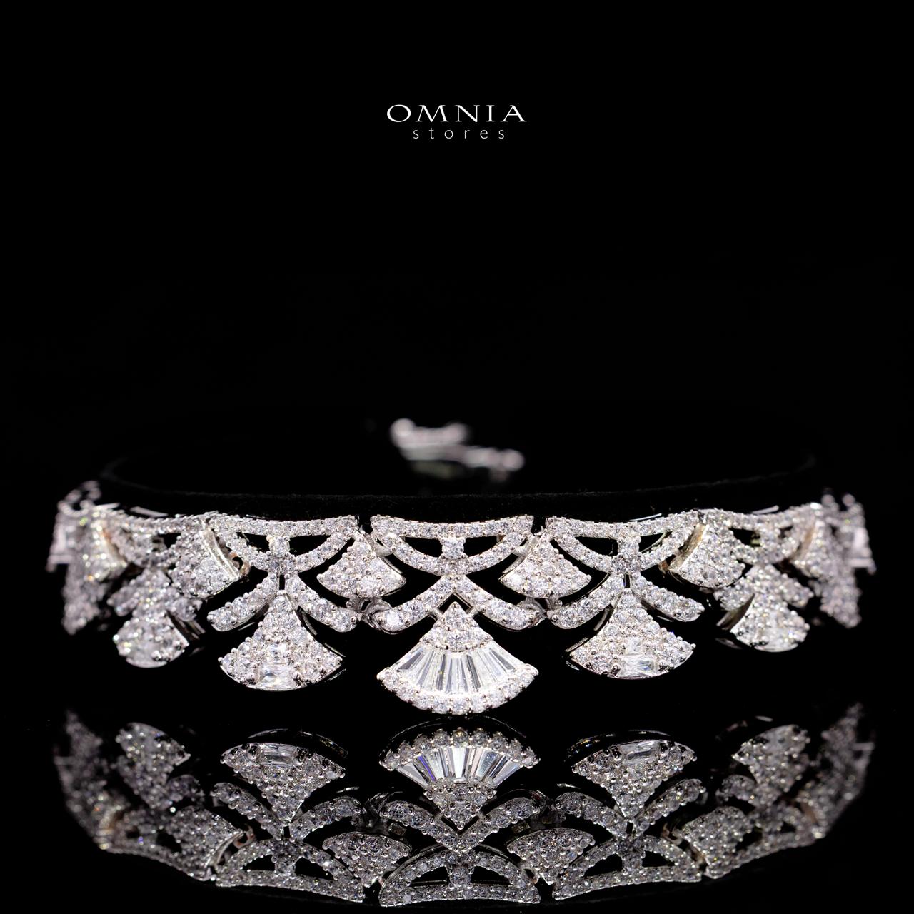 Jemila Luxury Bridal Full Set with High-Quality Simulated Diamonds – Rhodium Plated - Image 3